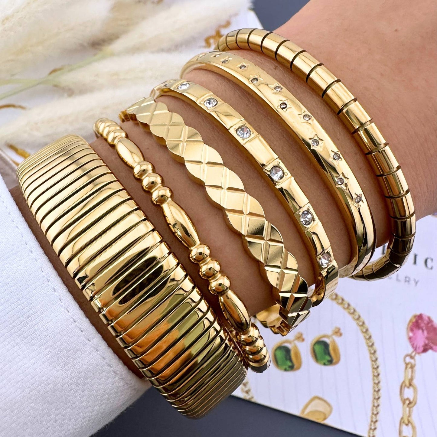 Quilted Cuff Bracelet