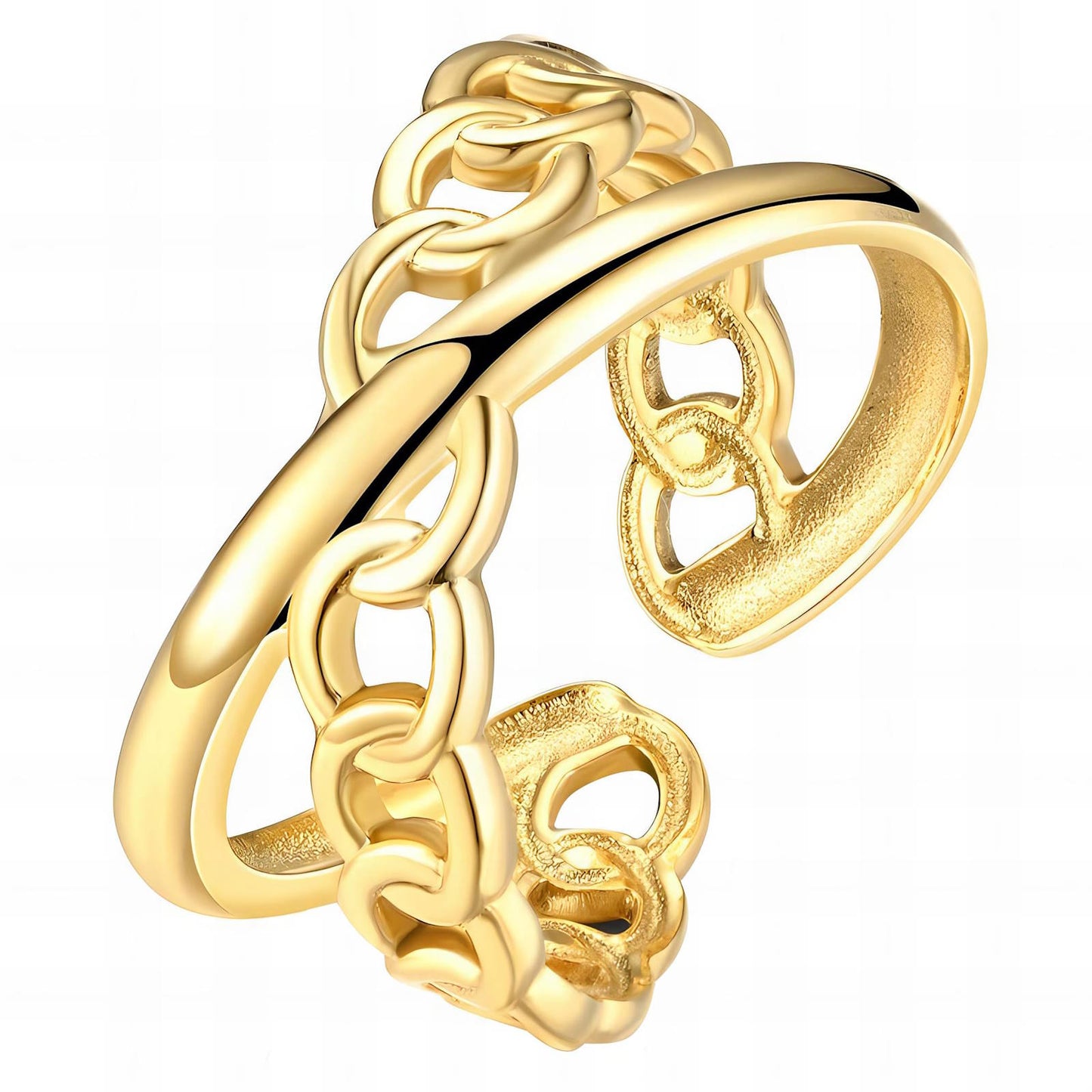 Elegant Chain Link Ring