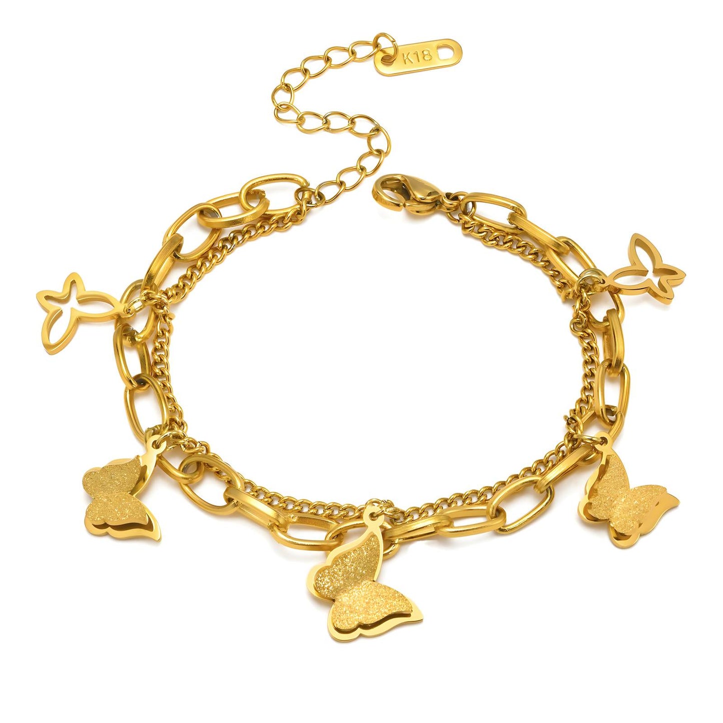 Butterfly Charm Bracelet