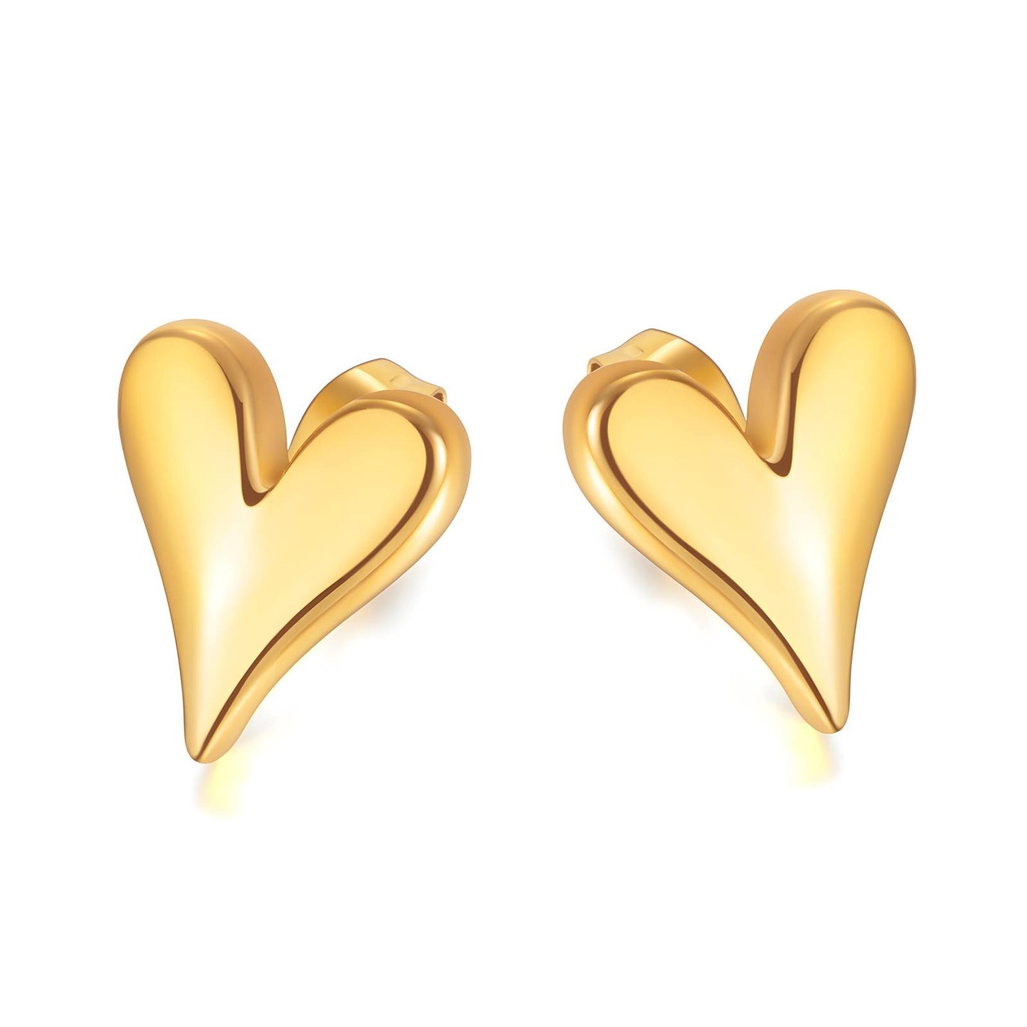 Heart Stud Earrings