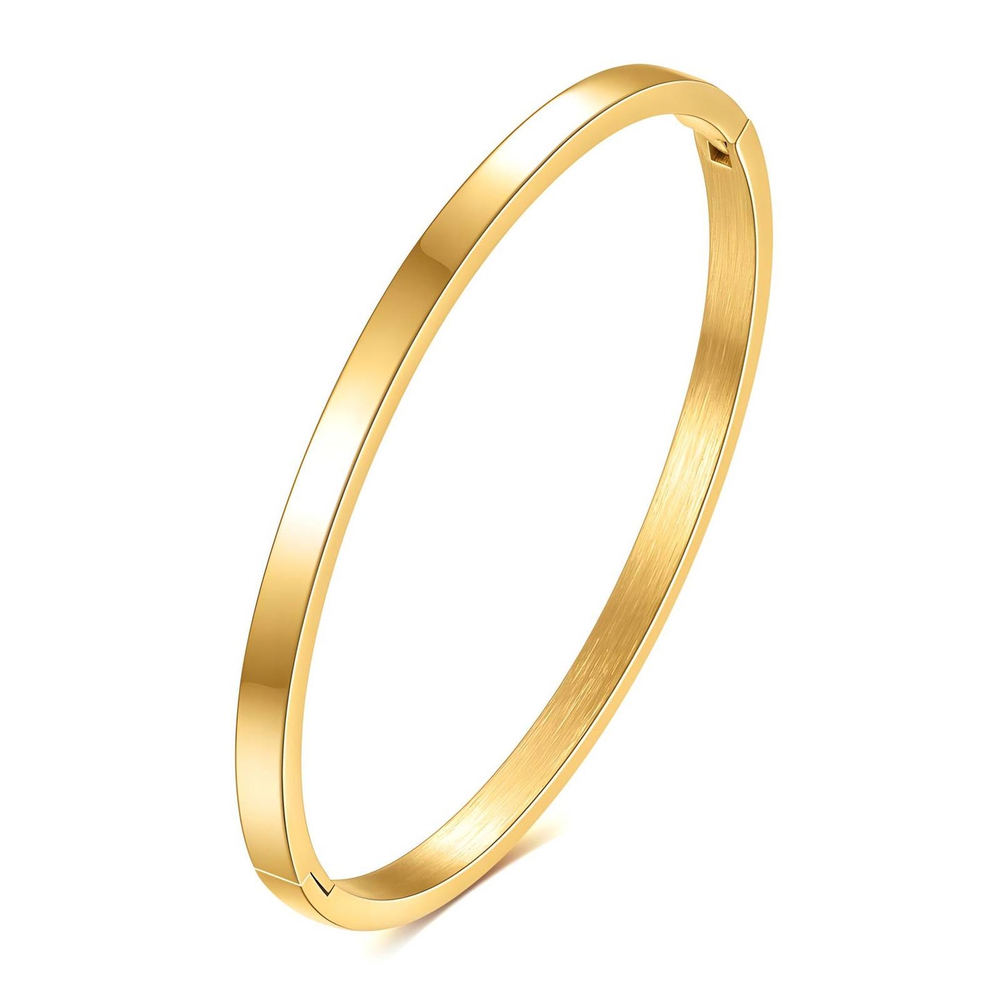 Classic Golden Bangle Bracelet