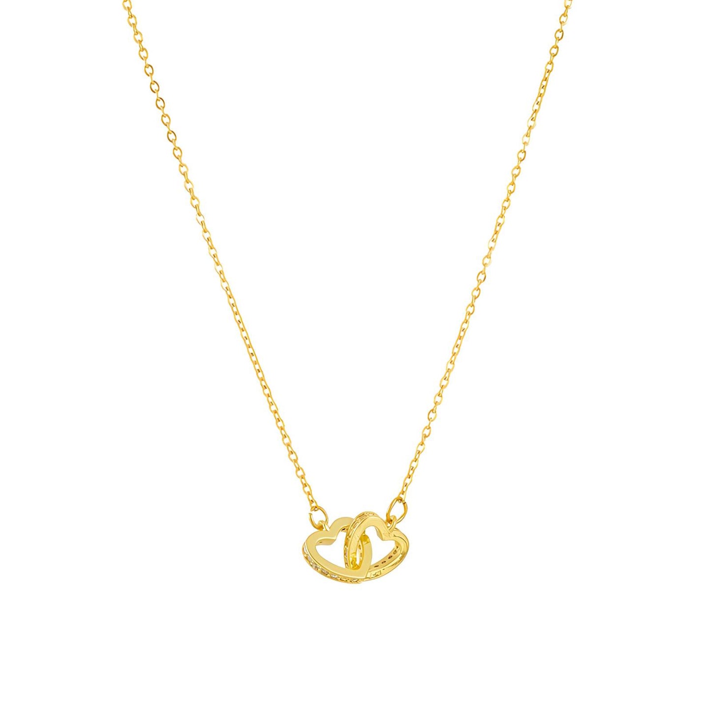 Intertwined Hearts Necklace