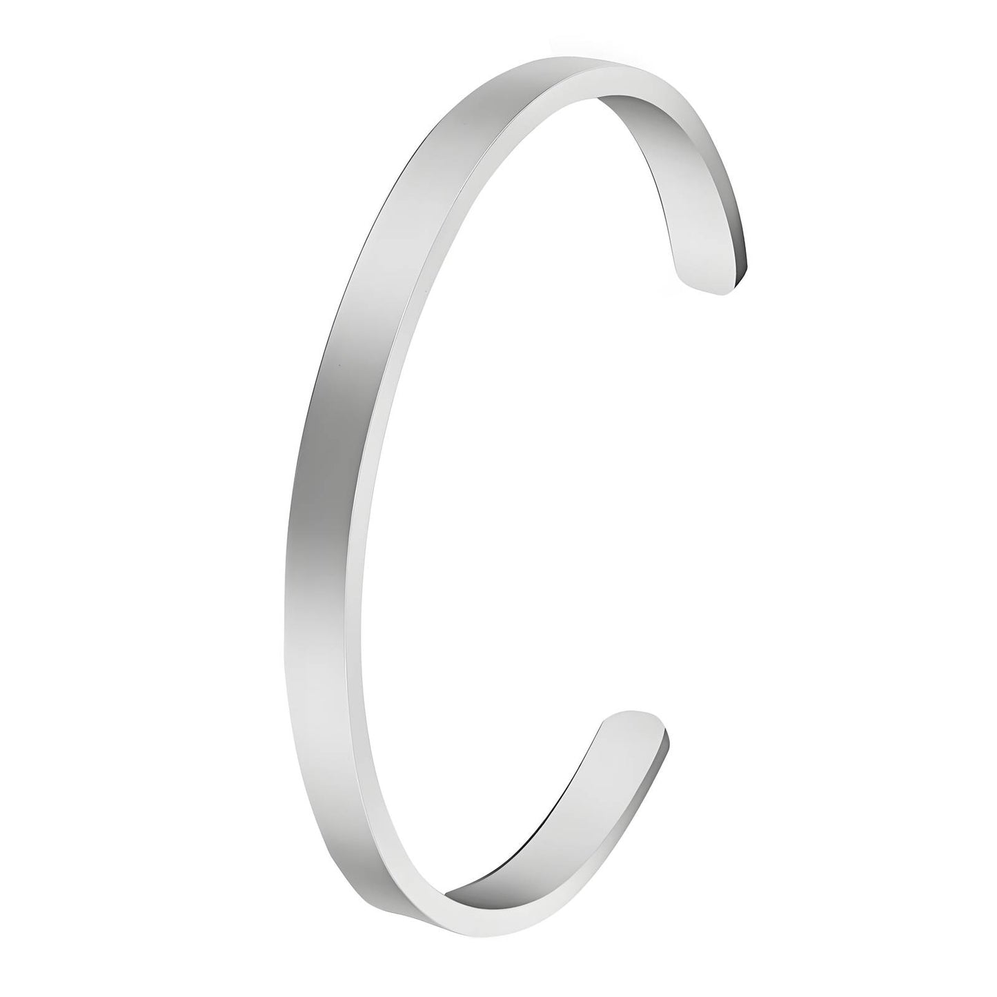 Minimalist Open Silver Cuff