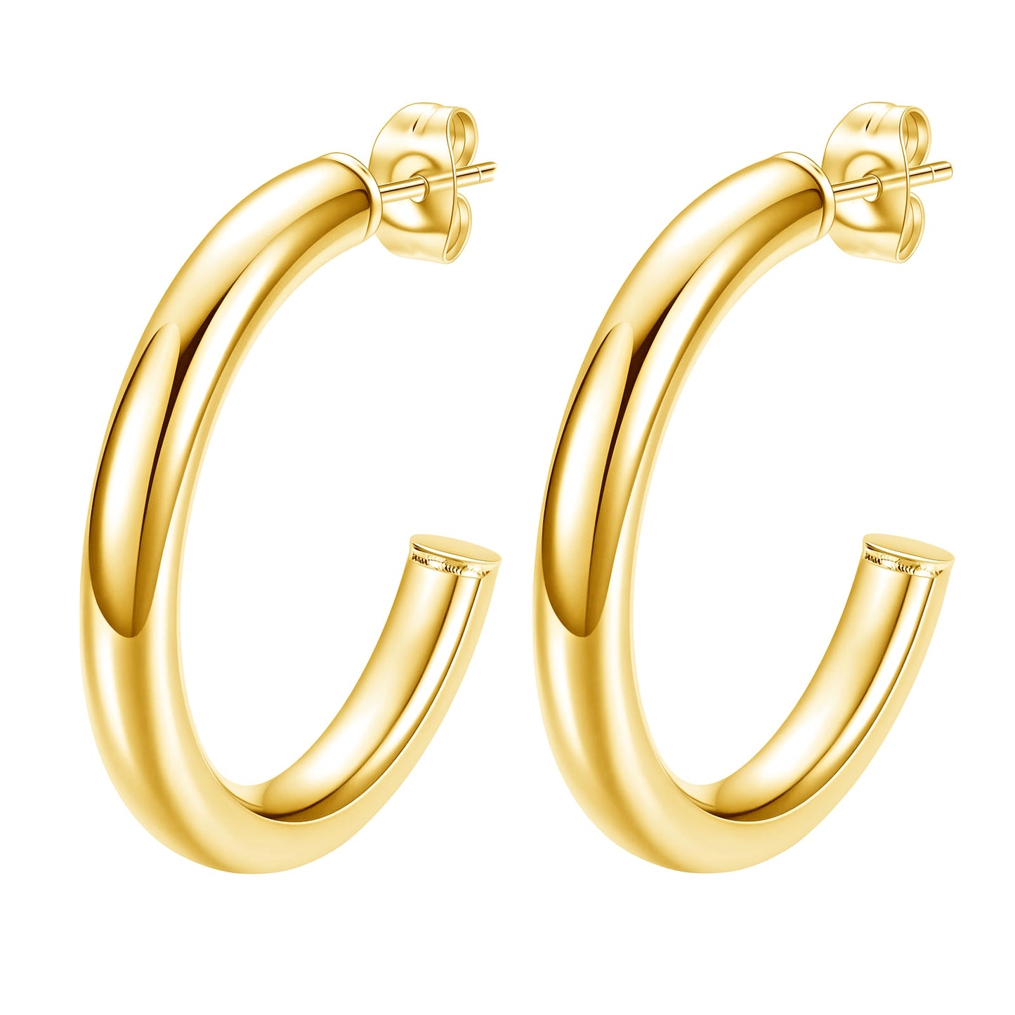 Classic Gold Hoop Earrings