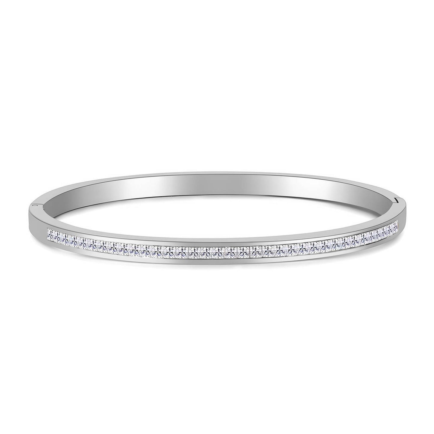 Cubic Zirconia Bangle Bracelet