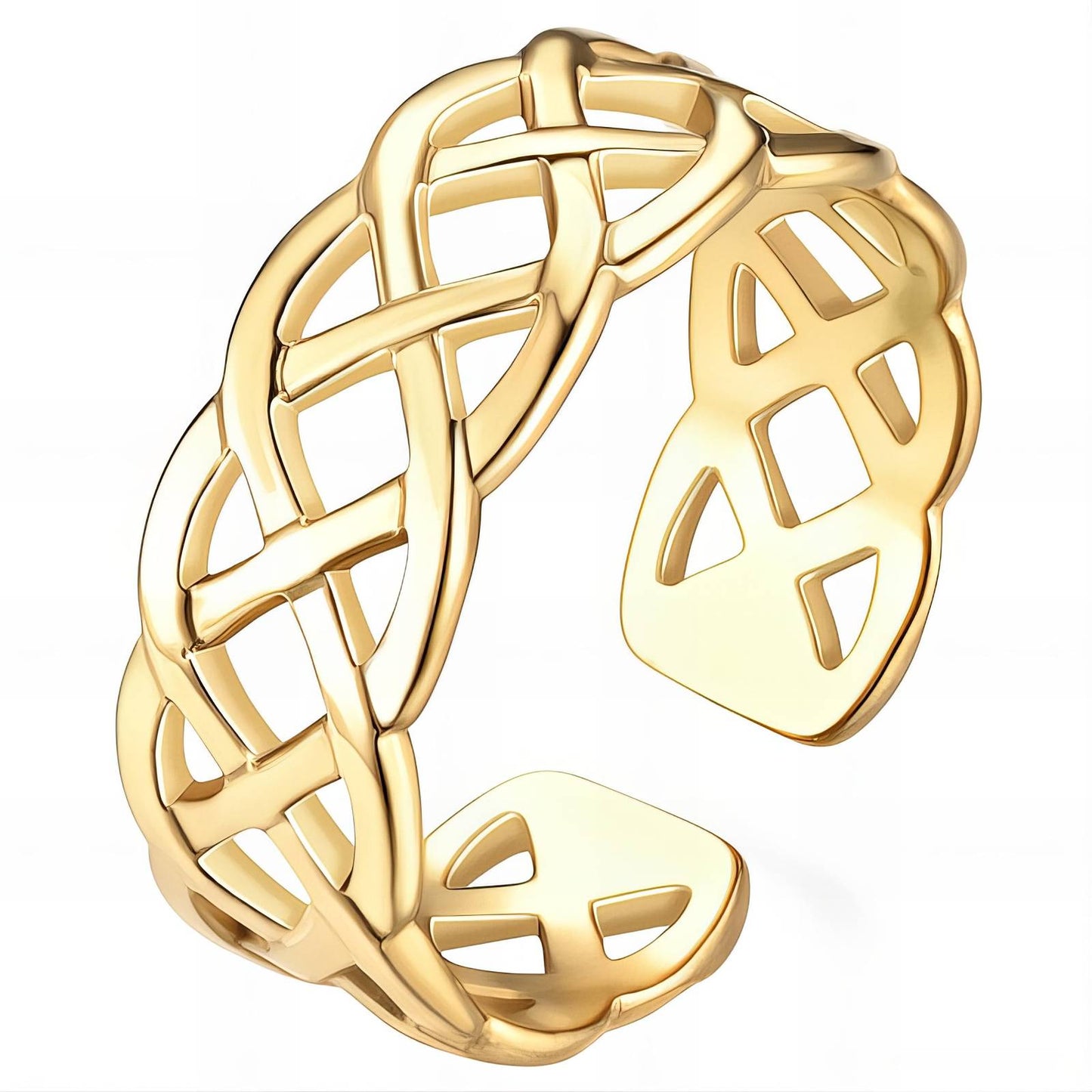 Golden Knot Cuff Bracelet