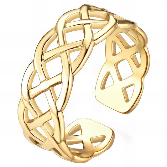 Golden Knot Cuff Bracelet