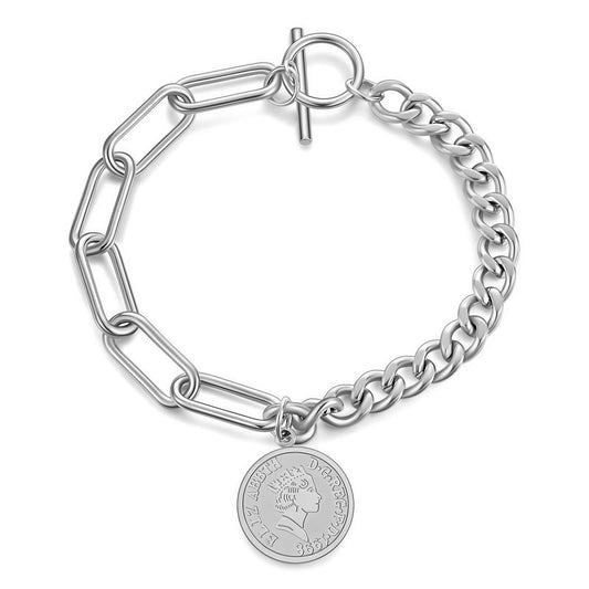 Coin Charm Bracelet